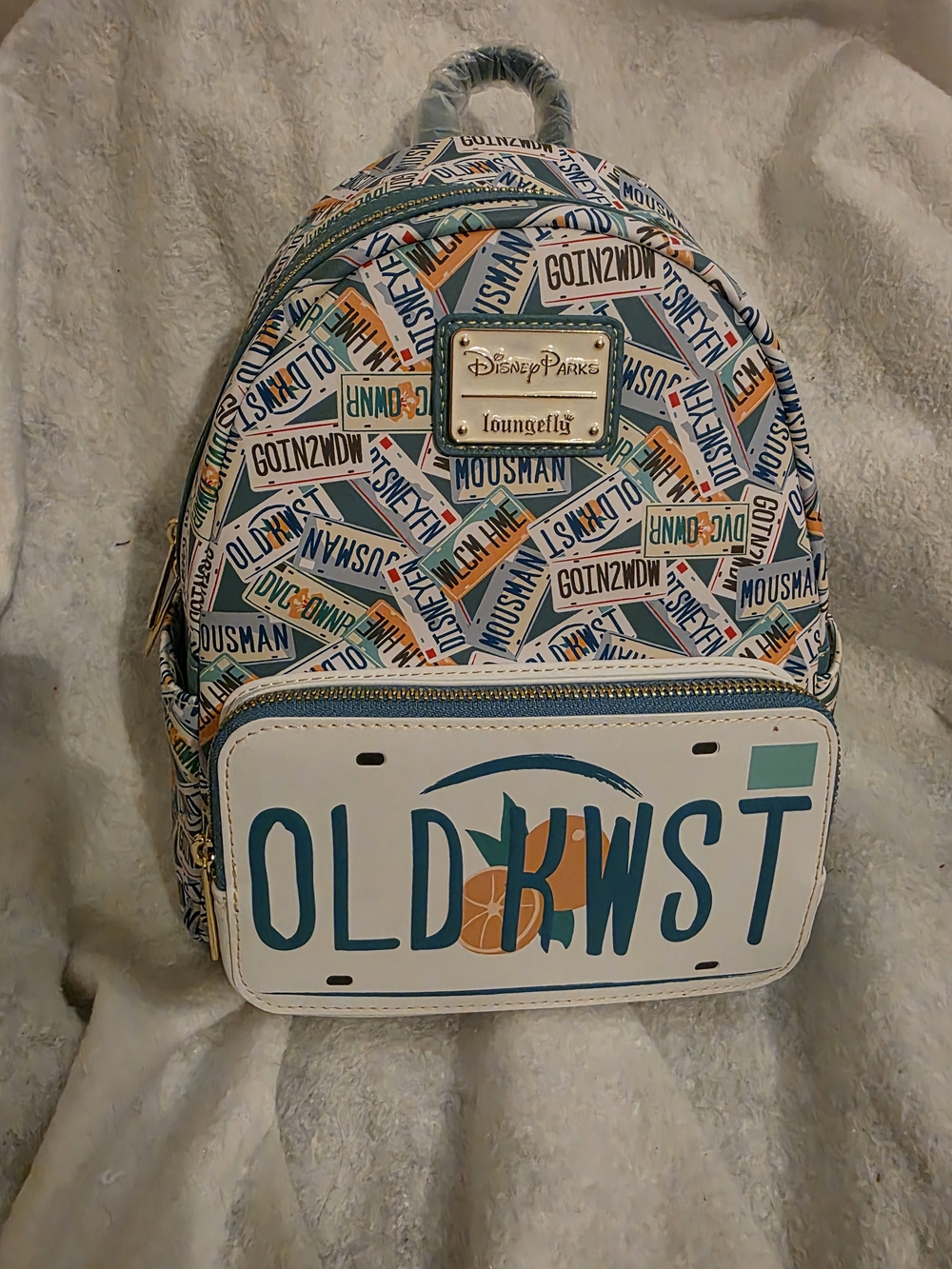 Loungefly Disney Parks Hard Tag Old Key West Mini Backpack NWT